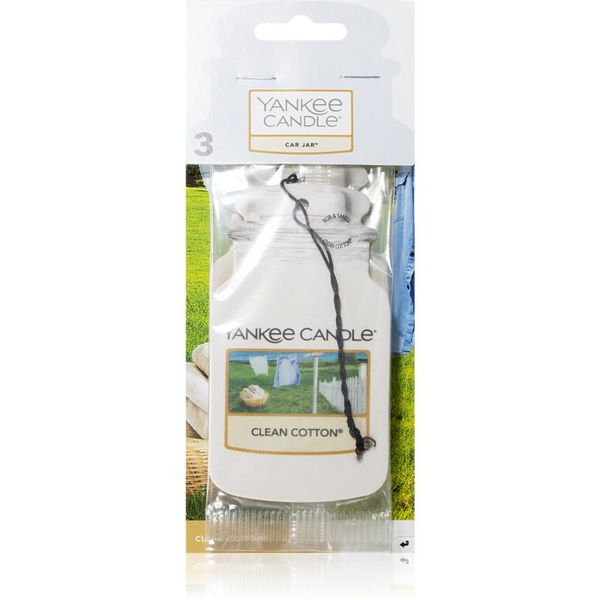 Yankee Candle Yankee Candle Clean Cotton viseća mirisna oznaka 3 kom
