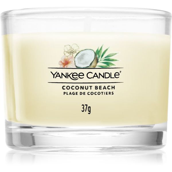 Yankee Candle Yankee Candle Coconut Beach mala mirisna svijeća bez staklene posude glass 37 g