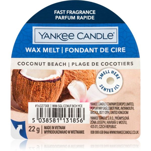 Yankee Candle Yankee Candle Coconut Beach vosak za aroma lampu 22 g