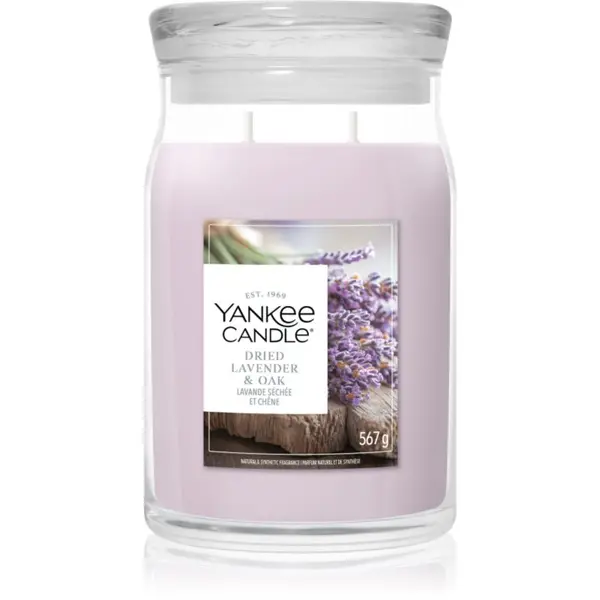 Yankee Candle Yankee Candle Dried Lavender & Oak mirisna svijeća 567 g