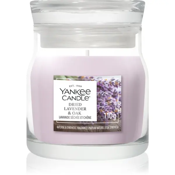 Yankee Candle Yankee Candle Dried Lavender & Oak mirisna svijeća Signature 110 g
