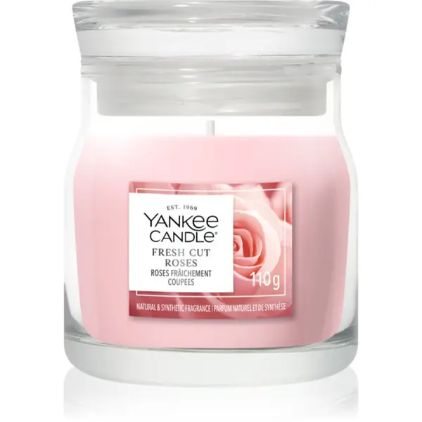 Yankee Candle Yankee Candle Fresh Cut Roses mirisna svijeća Signature 110 g