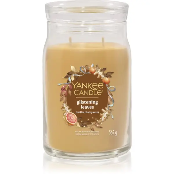 Yankee Candle Yankee Candle Glistening Leaves mirisna svijeća Signature 567 g