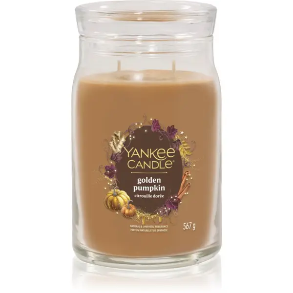 Yankee Candle Yankee Candle Golden Pumpkin mirisna svijeća Signature 567 g