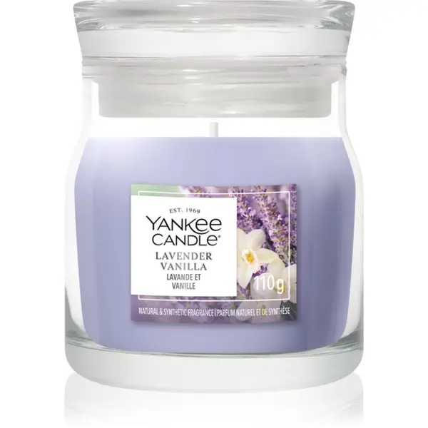 Yankee Candle Yankee Candle Lavender Vanilla mirisna svijeća Signature 110 g