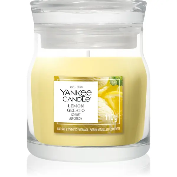 Yankee Candle Yankee Candle Lemon Gelato mirisna svijeća Signature 110 g