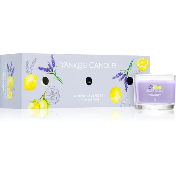 Yankee Candle Yankee Candle Lemon Lavender poklon set 3x37 g