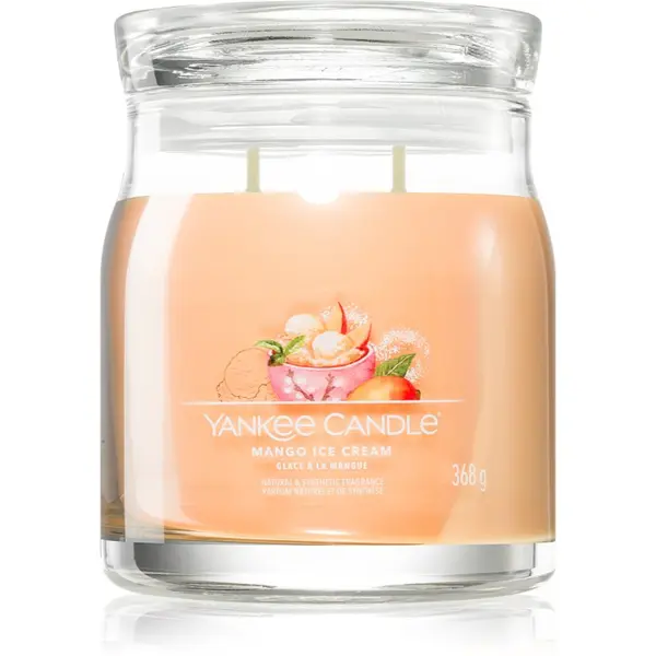 Yankee Candle Yankee Candle Mango Ice Cream mirisna svijeća Signature 368 g