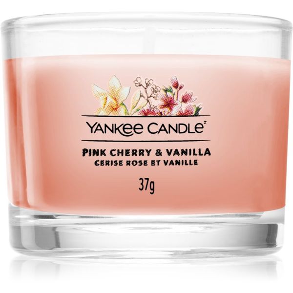 Yankee Candle Yankee Candle Pink Cherry & Vanilla mala mirisna svijeća bez staklene posude glass 37 g