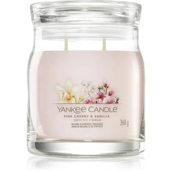 Yankee Candle Yankee Candle Pink Cherry & Vanilla mirisna svijeća Signature 368 g