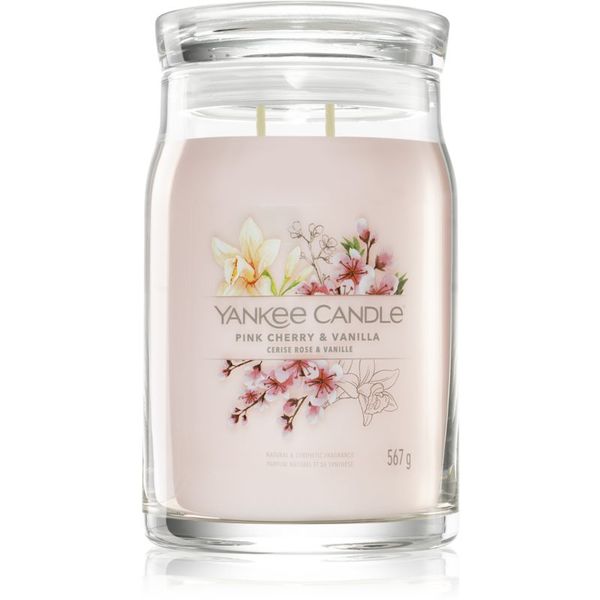 Yankee Candle Yankee Candle Pink Cherry & Vanilla mirisna svijeća Signature 567 g