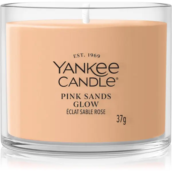 Yankee Candle Yankee Candle Pink Sands Glow mala mirisna svijeća bez staklene posude 37 g