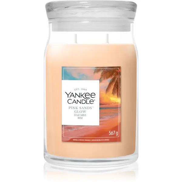 Yankee Candle Yankee Candle Pink Sands Glow mirisna svijeća 567 g