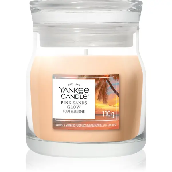 Yankee Candle Yankee Candle Pink Sands Glow mirisna svijeća Signature 110 g
