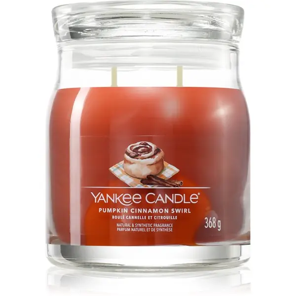 Yankee Candle Yankee Candle Pumpkin Cinnamon Swirl mirisna svijeća 368 g