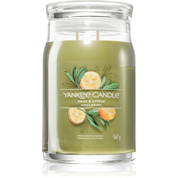 Yankee Candle Yankee Candle Sage & Citrus mirisna svijeća Signature 567 g