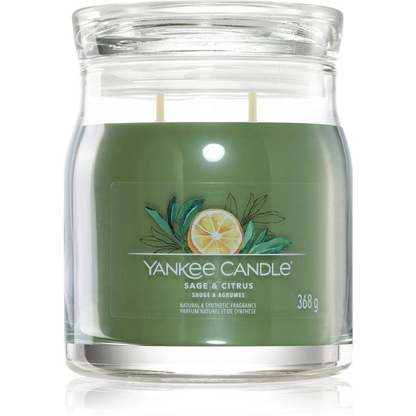 Yankee Candle Yankee Candle Sage & Citrus mirisna svijeća Signature Signature 368 g