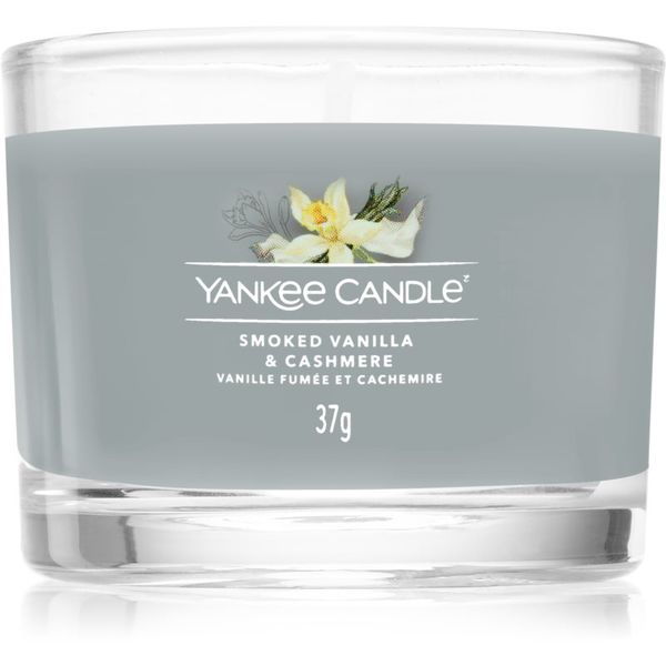 Yankee Candle Yankee Candle Smoked Vanilla & Cashmere mala mirisna svijeća bez staklene posude 37 g