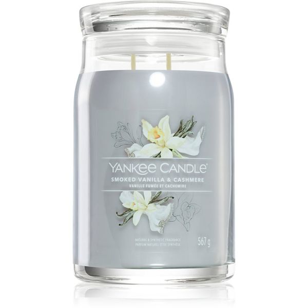 Yankee Candle Yankee Candle Smoked Vanilla & Cashmere mirisna svijeća Signature 567 g