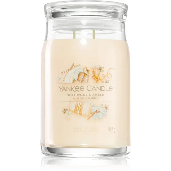 Yankee Candle Yankee Candle Soft Wool & Amber mirisna svijeća 567 g