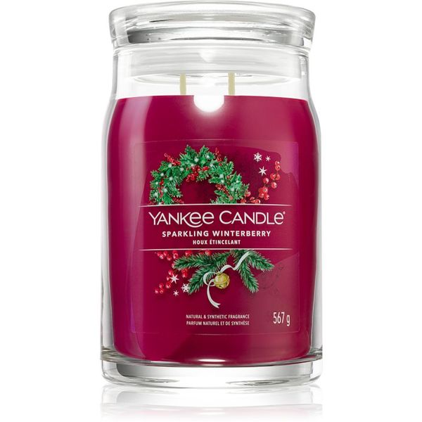Yankee Candle Yankee Candle Sparkling Winterberry mirisna svijeća Signature 567 g