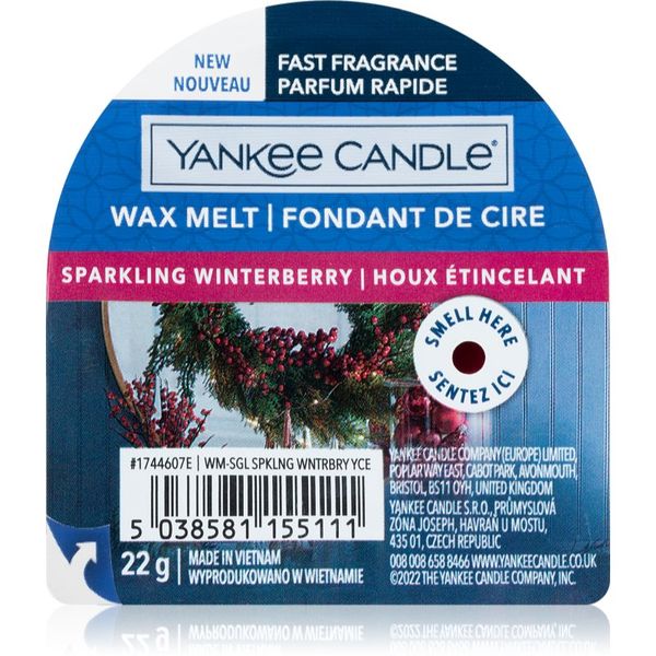 Yankee Candle Yankee Candle Sparkling Winterberry vosak za aroma lampu Signature 22 g