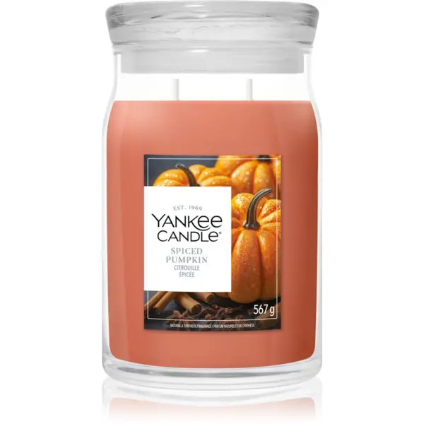 Yankee Candle Yankee Candle Spiced Pumpkin mirisna svijeća 567 g