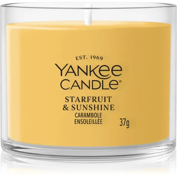 Yankee Candle Yankee Candle Starfruit & Sunshine mala mirisna svijeća bez staklene posude 37 g