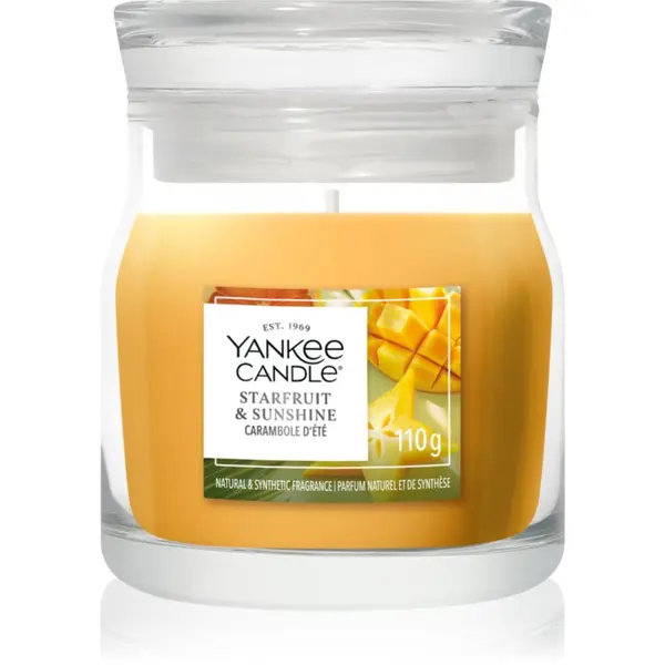 Yankee Candle Yankee Candle Starfruit & Sunshine mirisna svijeća Signature 110 g
