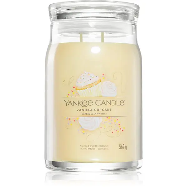 Yankee Candle Yankee Candle Vanilla Cupcake mirisna svijeća Signature 567 g