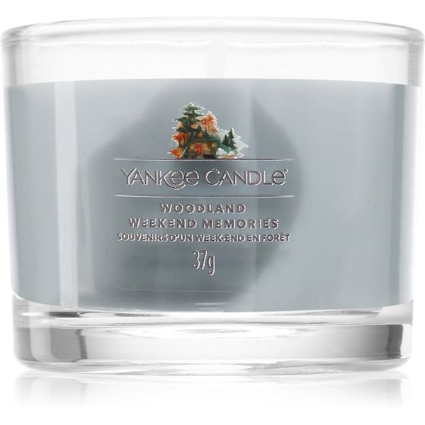 Yankee Candle Yankee Candle Woodland Weekend Memories mala mirisna svijeća bez staklene posude 37 g