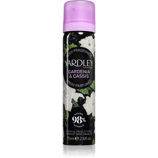 Yardley Yardley Gardenia & Cassis sprej za tijelo s mirisom za žene 75 ml