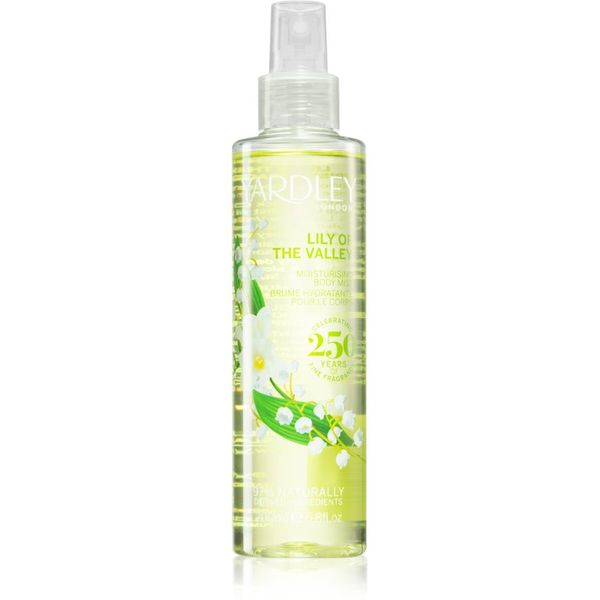 Yardley Yardley Lily Of The Valley hidratantni sprej za tijelo za žene 200 ml