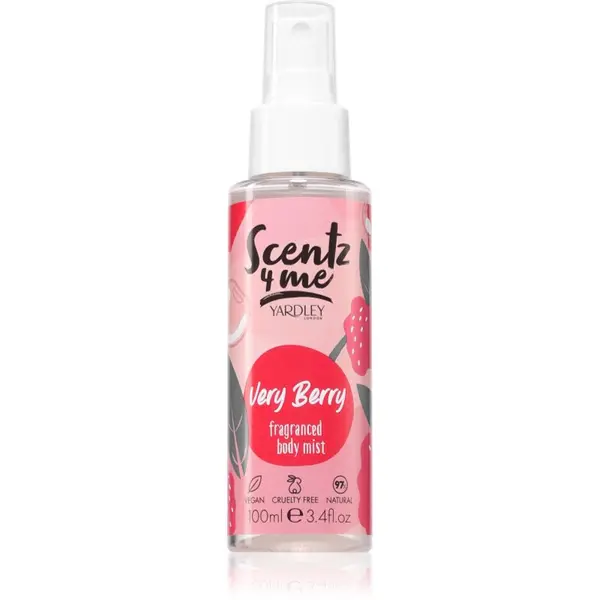 Yardley Yardley Scentz 4 Me Very Berry magla za tijelo za žene 100 ml