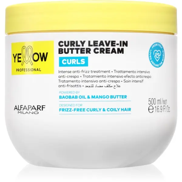 Yellow Professional Yellow Professional Curls Curly Leave-in Cream krema bez ispiranja za kovrčavu kosu 500 ml