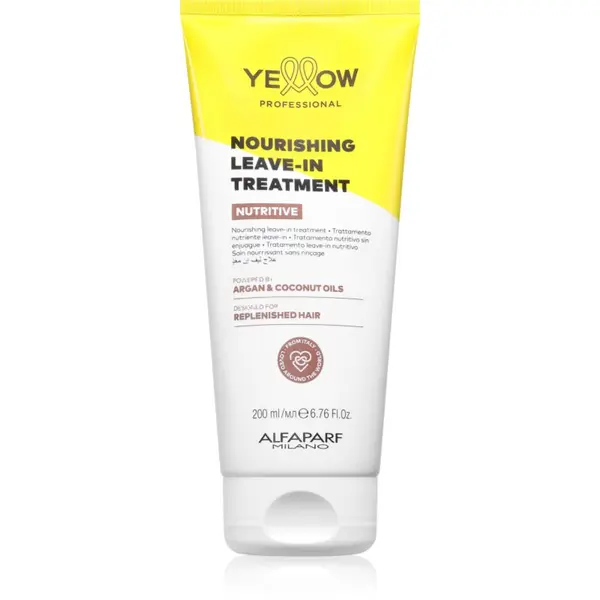 Yellow Professional Yellow Professional Nutritive Nourising Leave-in Treatment njega bez ispiranja za suhu i lomljivu kosu 200 ml