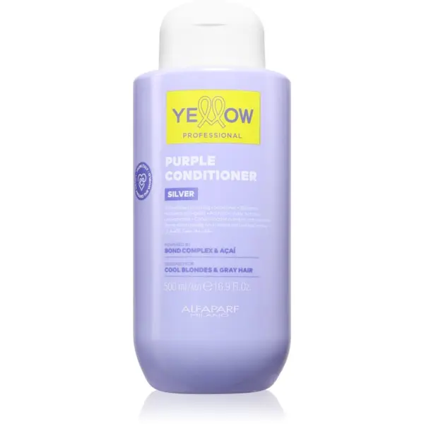 Yellow Professional Yellow Professional Silver Purple Conditioner hranjivi regenerator neutralizirajući žuti tonovi 500 ml