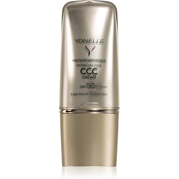 Yonelle Yonelle Metamorphosis krema za toniranje lica SPF 50 nijansa Gold Tan 30 ml