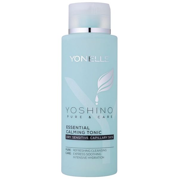 Yonelle Yonelle Yoshino Pure&Care esencijalni umirujući tonik za osjetljivu i crvenu kožu lica 400 ml