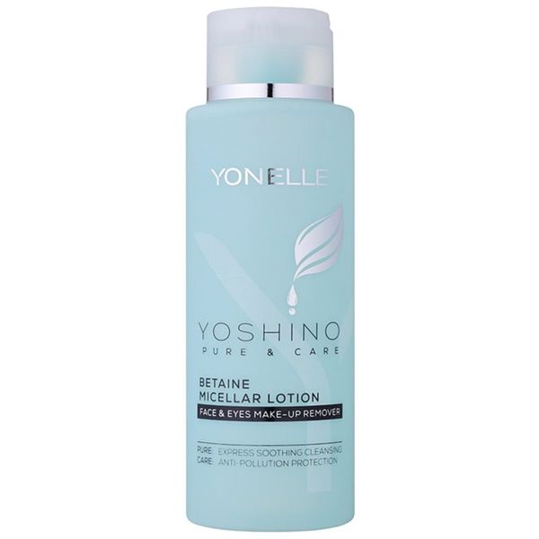 Yonelle Yonelle Yoshino Pure&Care micelarna voda s betainom za intenzivnu hidrataciju lica 400 ml