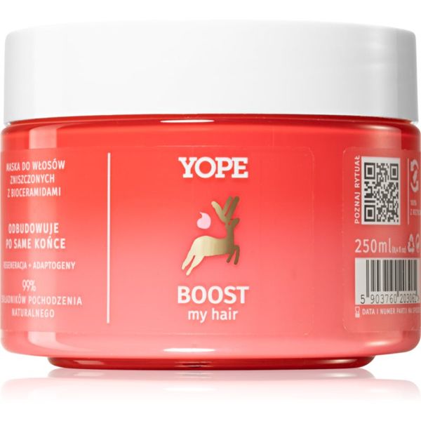 Yope Yope BOOST my hair obnavljajuća maska za oštećenu kosu 250 ml