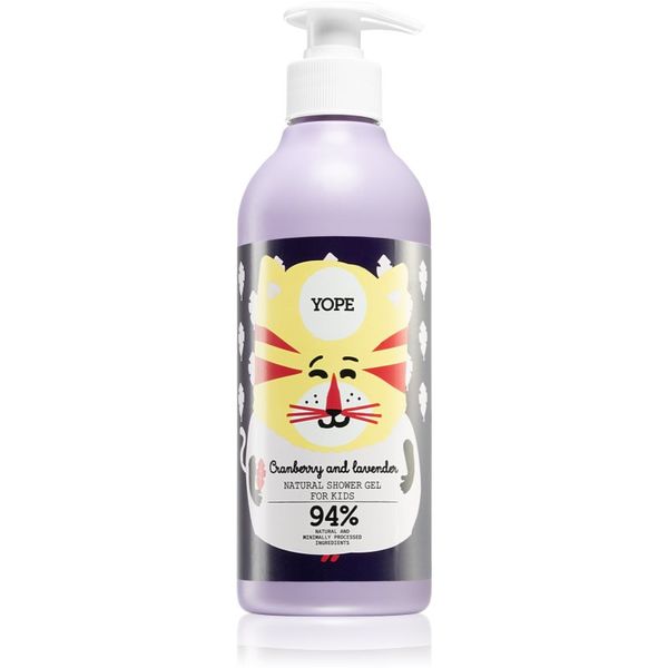 Yope Yope Cranberry & Lavender intezivno hidratantni gel za tuširanje za djecu 400 ml