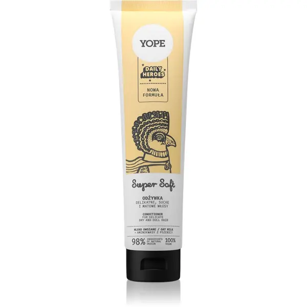 Yope Yope Daily Heroes Soft Conditioner Oat Milk regenerator za učvršćivanje za lomljivu kosu 170 ml