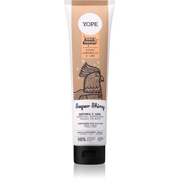 Yope Yope Daily Heroes Super Shiny regenerator za sjaj valovite i kovrčave kose 170 ml