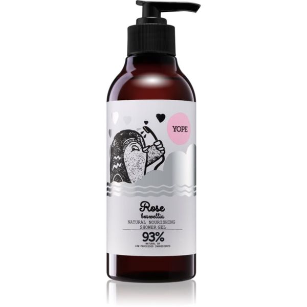 Yope Yope Rose & Boswellia gel za tuširanje s hranjivim učinkom 400 ml