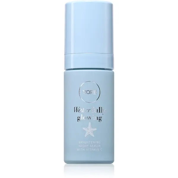 Yope Yope Waterfully Glowing Brightening Night Serum posvjetljujući serum s vitaminom C 30 ml