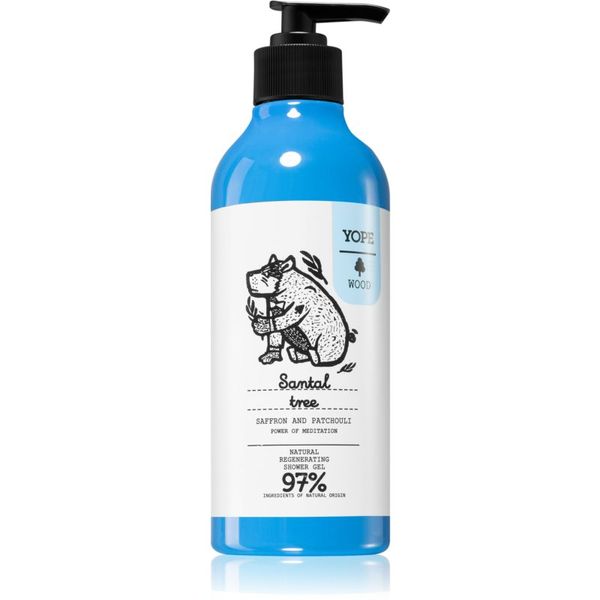 Yope Yope Wood Sandal Tree regenerirajući gel za tuširanje 400 ml