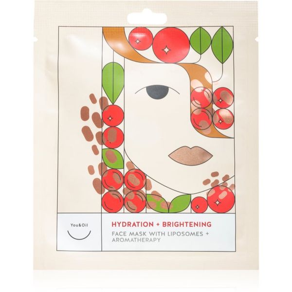 You&Oil You&Oil Hydration & Brightening Sheet maska za sjaj i hidrataciju 3x25 ml