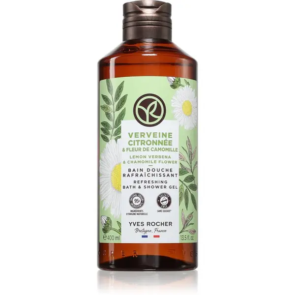 Yves Rocher Yves Rocher Lemon Verbena & Chamomile Flower gel za tuširanje parfemi Lemon Verbena & Chamomile Flower 400 ml