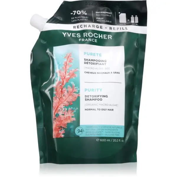 Yves Rocher Yves Rocher Pureté detoksikacijski šampon za čišćenje 600 ml